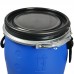 30 LITRE OPEN TOP BLUE POLYDRUM
